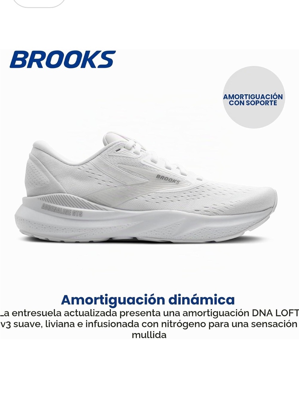 BROOKS ADRENALINE 24 GTS Women's Running Sneakers - White